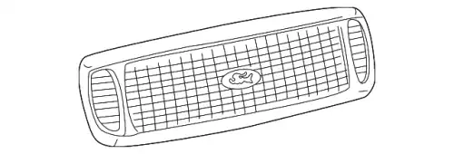 Решетка радиатора FORD 5C3Z-8200-AAA