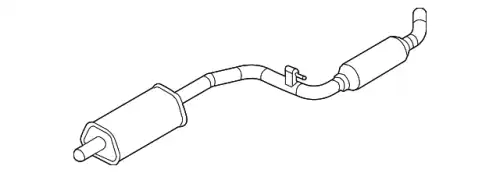 MUFFLER ASY - CENTRE BV6Z-5230-C FORD