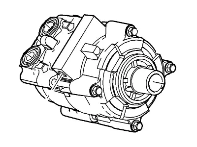 Компрессор кондиционера 8U2Z-19V703-MARM FORD