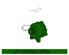 Генератор FORD F7PZ-10346-KARM2