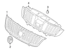 Решетка радиатора FORD AN7Z-8200-AA