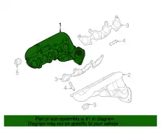 Коллектор выпускной FORD BR3Z-9430-A