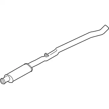 MUFFLER AND PIPE ASY - FRONT G1FZ5230A FORD