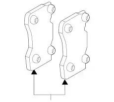 Тормозные колодки дисковые FORD FR3Z-2001-L