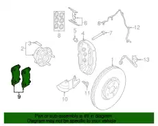 Тормозные колодки дисковые FORD FR3Z-2001-L