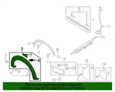 MOULDING HL3Z-9929164-AA FORD