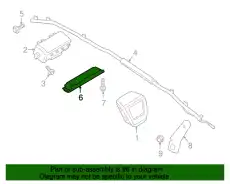 BOLSTER - INSTRUMENT PANEL DG9Z-54045J76-BB FORD
