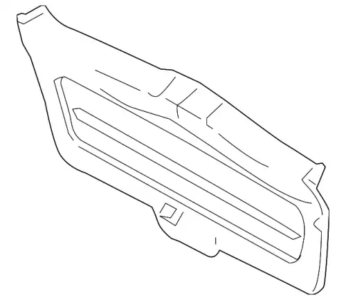 Панель обшивки двери багажника 8A4Z-7440704-AA FORD