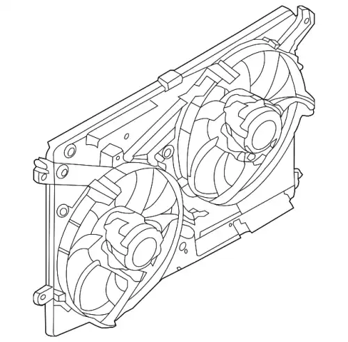 MOTOR AND FAN ASY - ENGINE COO DG9Z-8C607-J FORD
