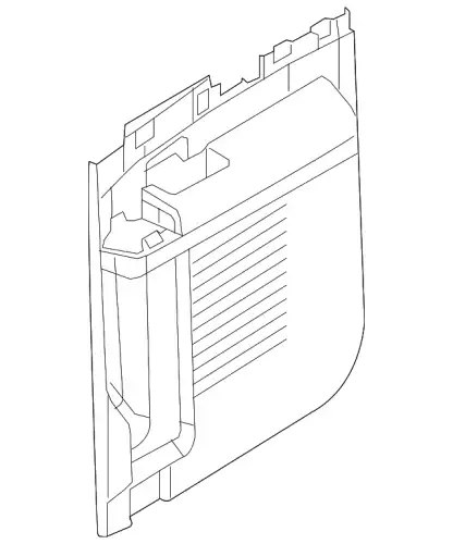 Панель обшивки двери задней BC3Z-2827407-AB FORD