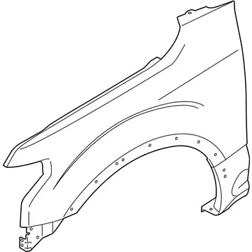 FENDER ASY - FRONT JL3Z16006C FORD