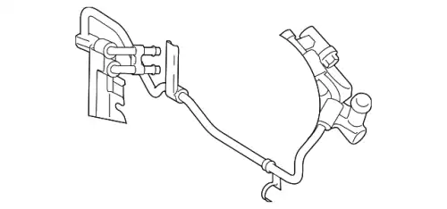 Насос гидроусилителя руля FORD 3W1Z-3A674-CARM