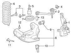 Рычаг подвески FORD 6L5Z-3078-AA
