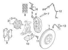 Тормозной диск FORD FR3Z-1125-F ,