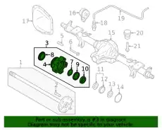 HUB ASY - WHEEL CK4Z1109D FORD