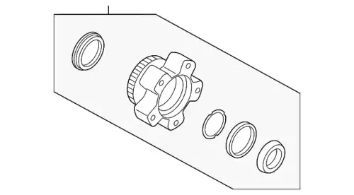 HUB ASY - WHEEL CK4Z1109D FORD