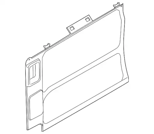 Панель обшивки двери задней 9C2Z-1527411-AA FORD
