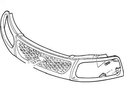 Решетка радиатора FORD 3L3Z-8200-BACP