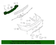 Усилитель бампера FORD 6E5Z-17906-AA