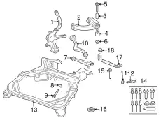 Рычаг подвески FORD 6M8Z-3078-A