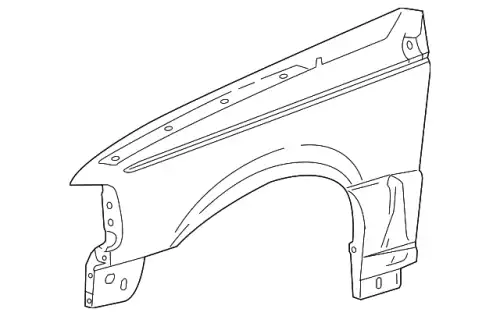 Крыло FORD F87Z-16005-AA