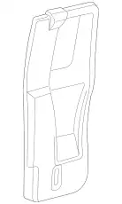 Панель обшивки двери задней 2L5Z-1327407-AAD FORD
