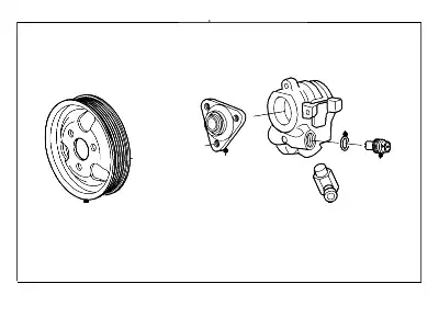 Насос гидроусилителя руля FORD 3L5Z-3A674-AARM