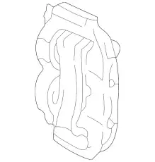 Суппорт тормозной FORD 6C2Z-2B121-C