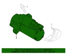 Стартер FORD DS7Z-11002-J