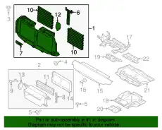 SHUTTER ASY - RADIATOR FL3Z-8475-F FORD