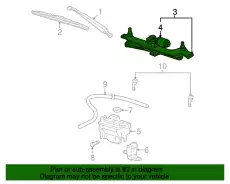 Мотор стеклоочистителя 8L1Z-17508-A FORD