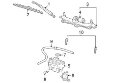 Мотор стеклоочистителя 8L1Z-17508-A FORD