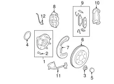 Ступица FORD G2MZ-1104-T