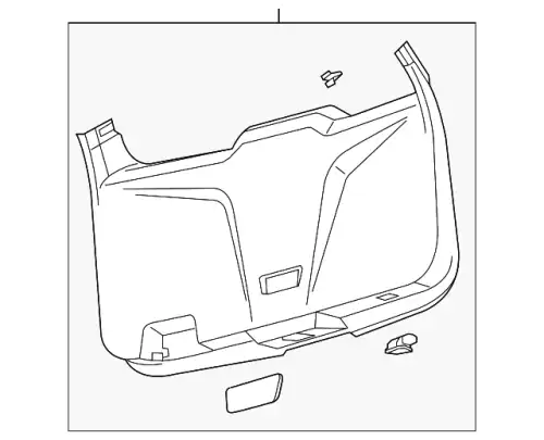 Панель обшивки двери багажника BB5Z-7846404-BB FORD