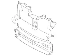 BRACKET - RADIATOR GRILLE FA1Z-8B455-A FORD