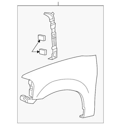 Крыло FORD 2L1Z-16005-CA