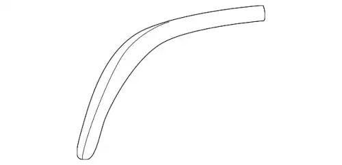 Уплотнитель двери FORD 1W6Z-7651238-BA