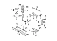 Опора амортизатора 2L1Z-18A099-BA FORD