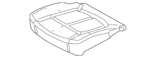Набивка спинки сиденья переднего BC3Z-2564811-E FORD