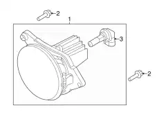 LAMP ASY - FOG - FRO DR3Z-15200-C FORD
