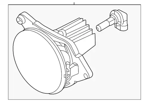 LAMP ASY - FOG - FRO DR3Z-15200-C FORD