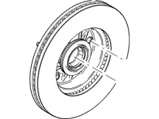 Тормозной диск FORD 4U2Z-1V102-AA ,