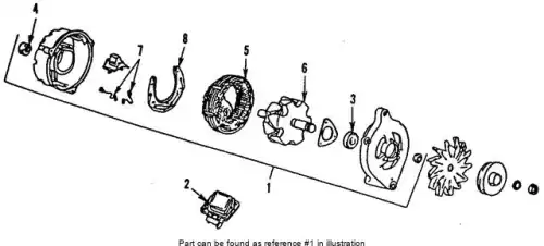 Генератор FORD E6TZ-10346-ARM1