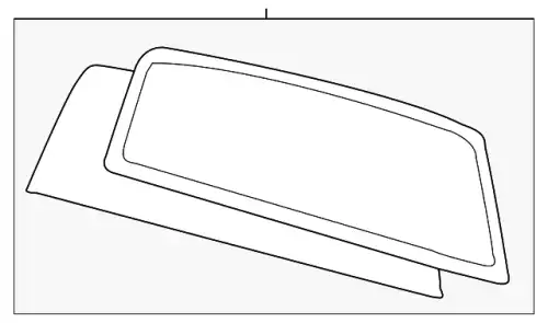 Стекло заднее 9L3Z-1542006-E FORD
