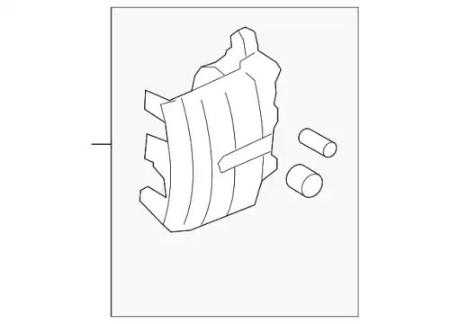 CALIPER ASY - BRAKE CL3Z-2B121-B FORD