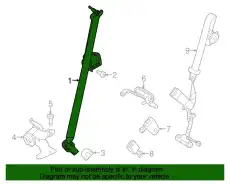 SEAT BELT ASY DB5Z-78611B68-CE FORD