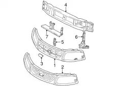 Решетка радиатора FORD 3L3Z-8200-DA
