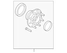 Ступица FORD BC3Z-1109-A