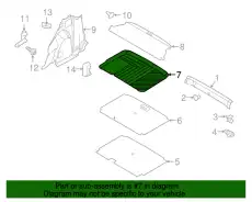 MAT - LOADING COMPARTM GN1Z-7413042-B FORD