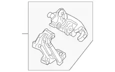 Суппорт тормозной FORD 6E5Z-2552-C